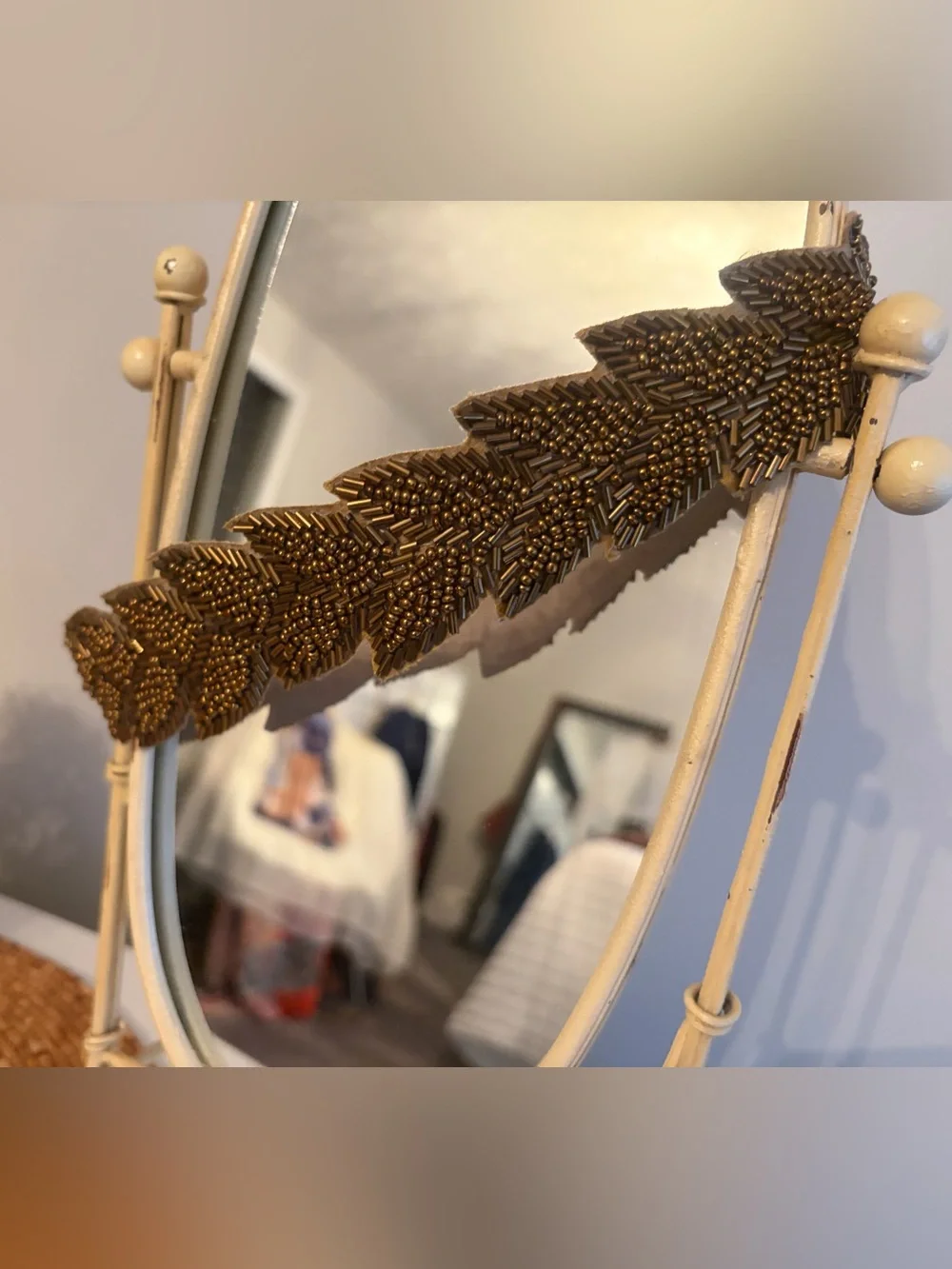 Loft Beaded Headband Bronze